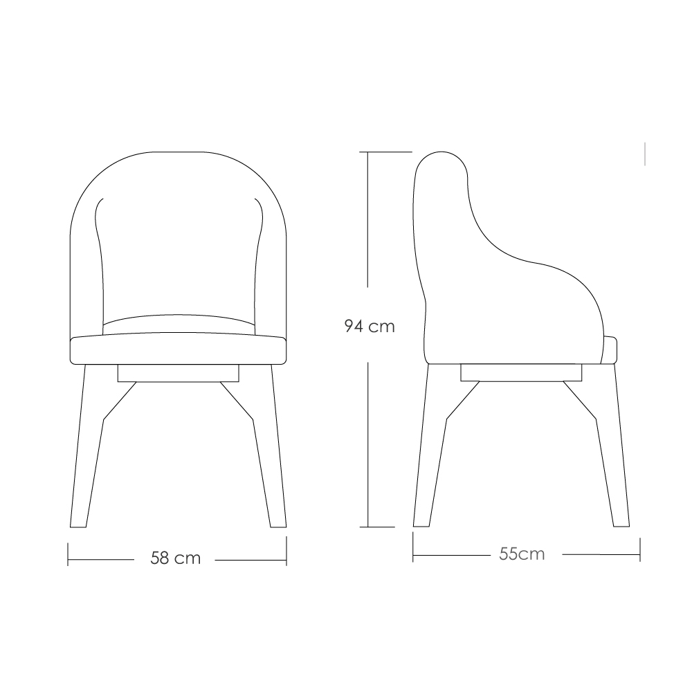 Silla London (Mostaza)