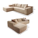 Sofá interior esquinero. 