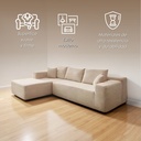 Sofá interior esquinero. 