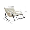 Silla Mecedora Oslo Color Beige