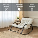 Silla Mecedora Oslo Color Beige