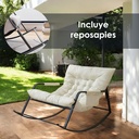 Silla Mecedora Oslo Color Beige
