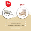 Silla Mecedora Oslo Color Beige