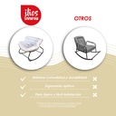 Silla Mecedora Acojinada Beige