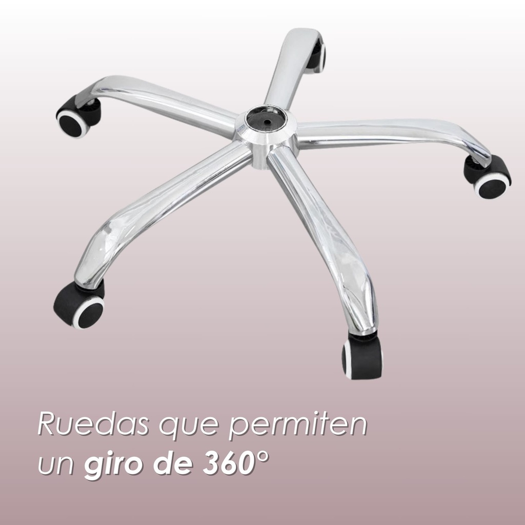 Silla para Oficina Acolchada blanca