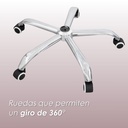 Silla para Oficina Acolchada blanca