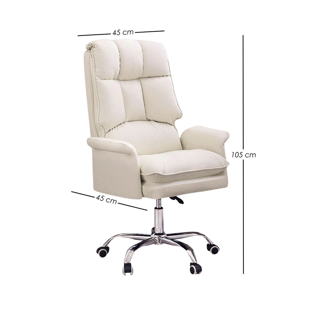Silla para Oficina Acolchada blanca