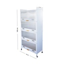 Estante armable 5 niveles Blanco