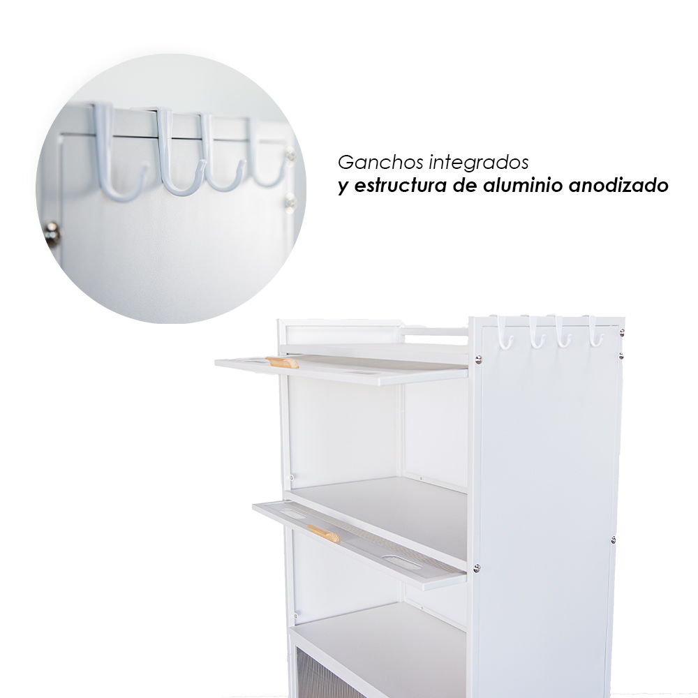 Estante armable 5 niveles Blanco