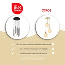 Lámpara Colgante 12f negro mate