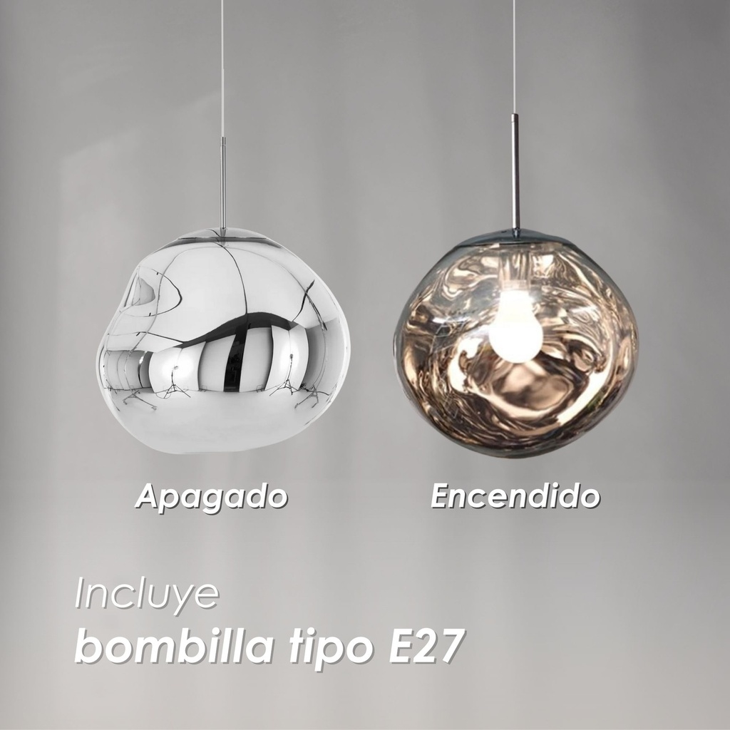 Lámpara Colgante Lava 20 Color Cobre Ahumado