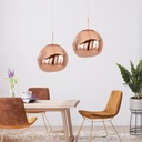 Lámpara Colgante Lava 20 Color Oro Rosa