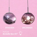 Lámpara Colgante Lava 20 Color Rosa