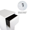 Archivero Metalico de 3 Cajones Blanco