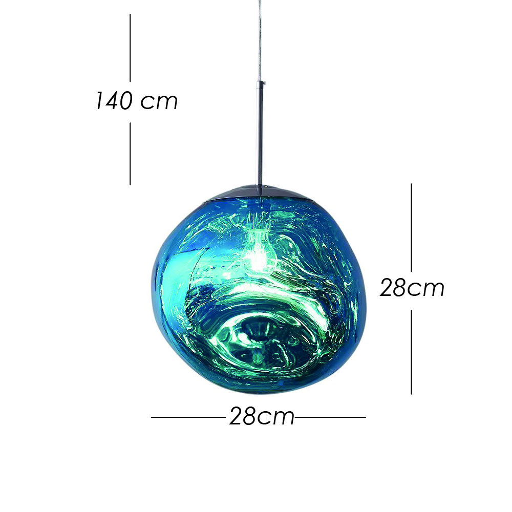Lámpara Colgante Lava 28 Color Azul