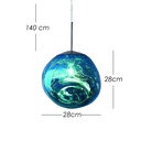 Lámpara Colgante Lava 28 Color Azul