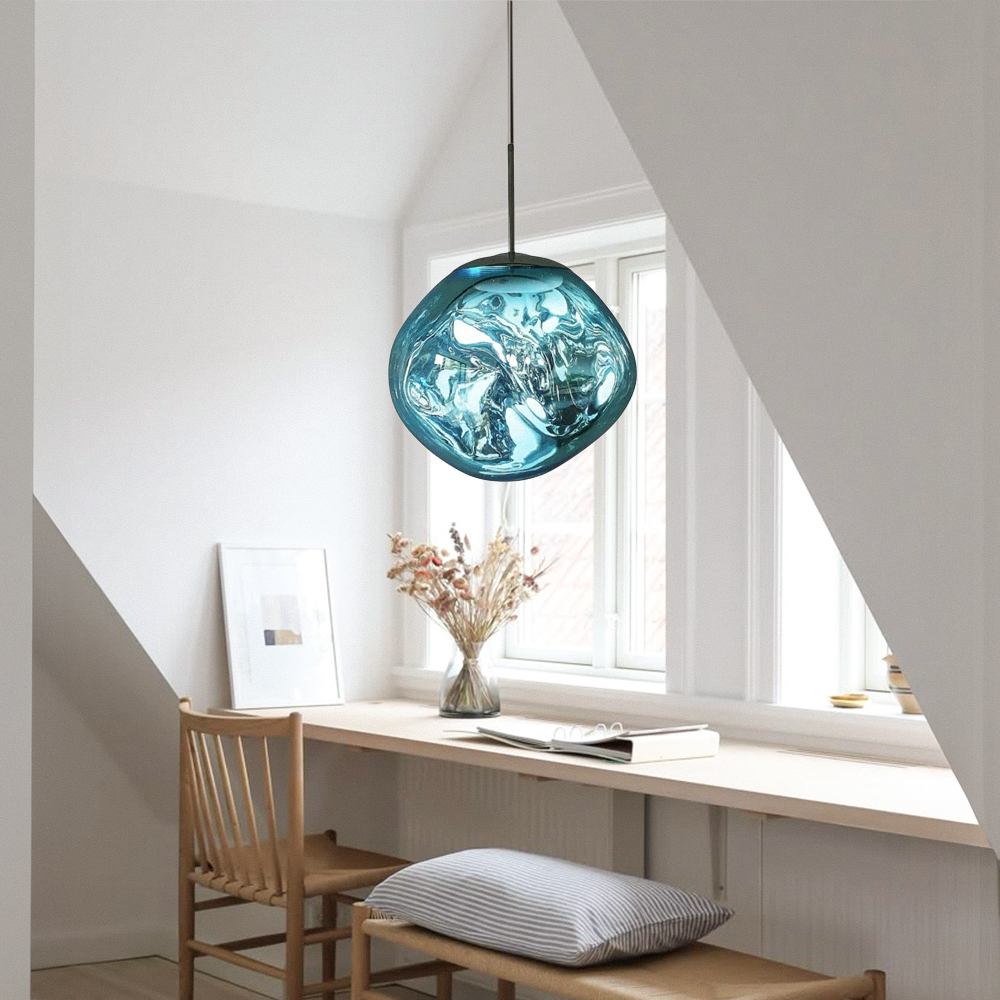 Lámpara Colgante Lava 28 Color Azul