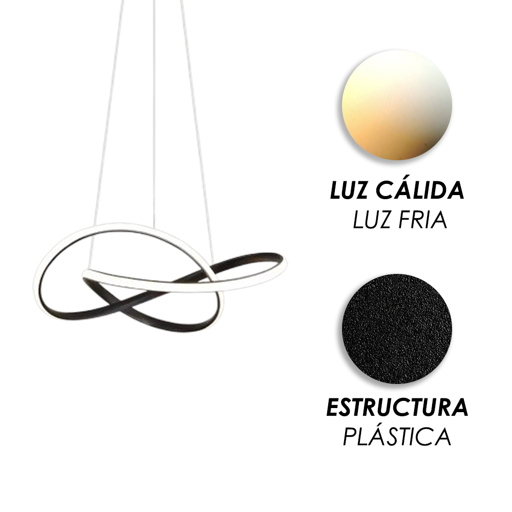 Lámpara Curva Blanca