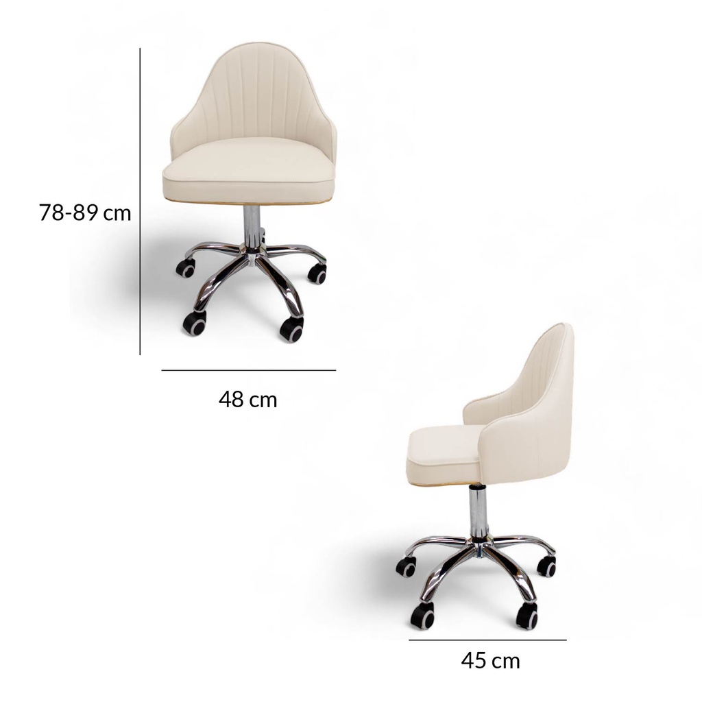 Silla para oficina Tokio Blanca
