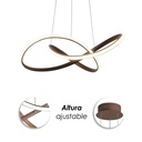 Lámpara Curva Café