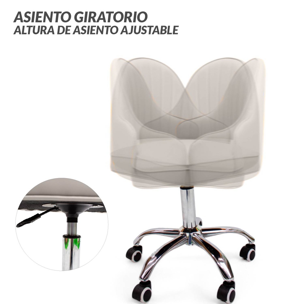 Silla para oficina Tokio Blanca