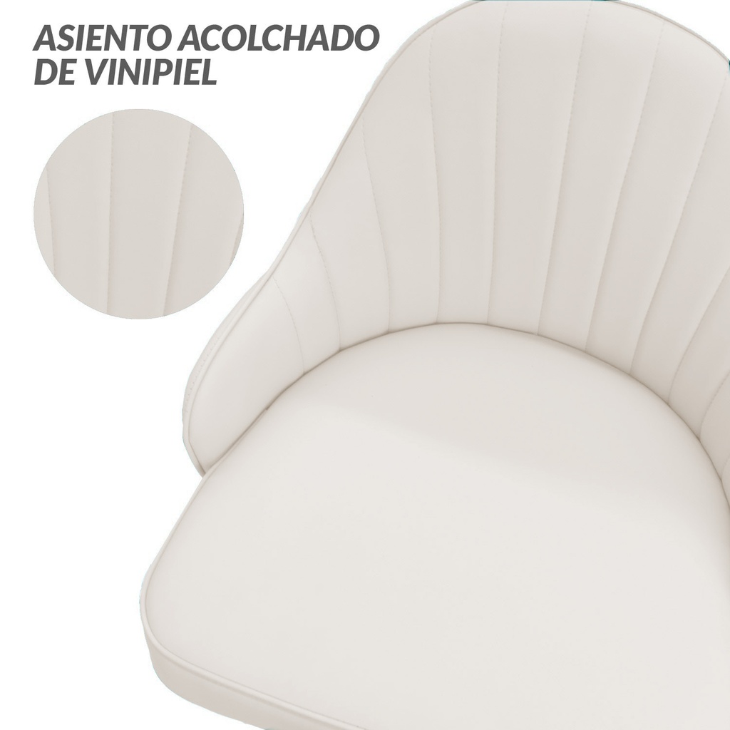 Silla para oficina Tokio Blanca