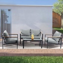 Sala para jardín 4 piezas