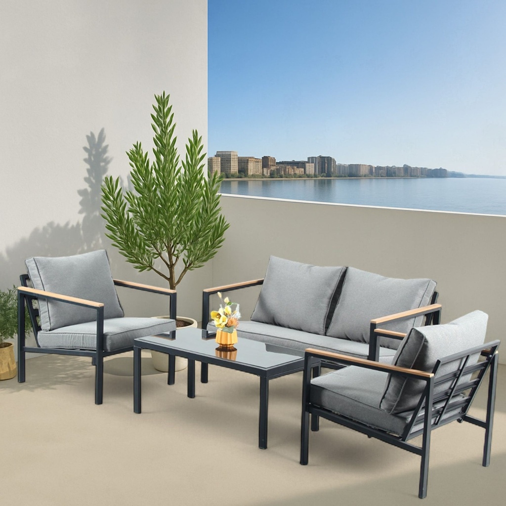 Sala para jardín 4 piezas