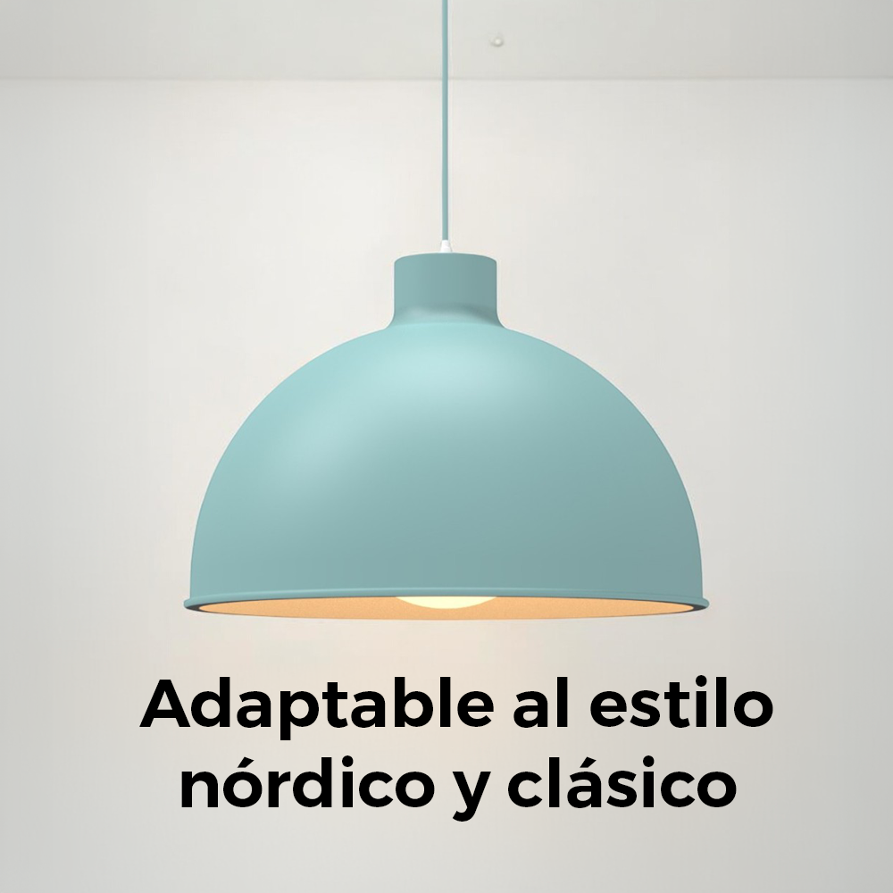 Lámpara colgante 117B azul
