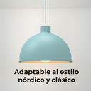 Lámpara colgante 117B azul