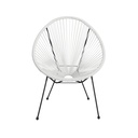 Silla tipo Acapulco color Blanco