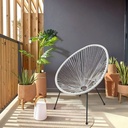 Silla tipo Acapulco color Blanco