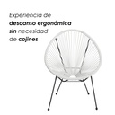 Silla tipo Acapulco color Blanco