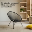 Silla tipo Acapulco color Negro