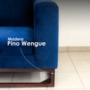 Sofá Verona 5 plazas (Azul)