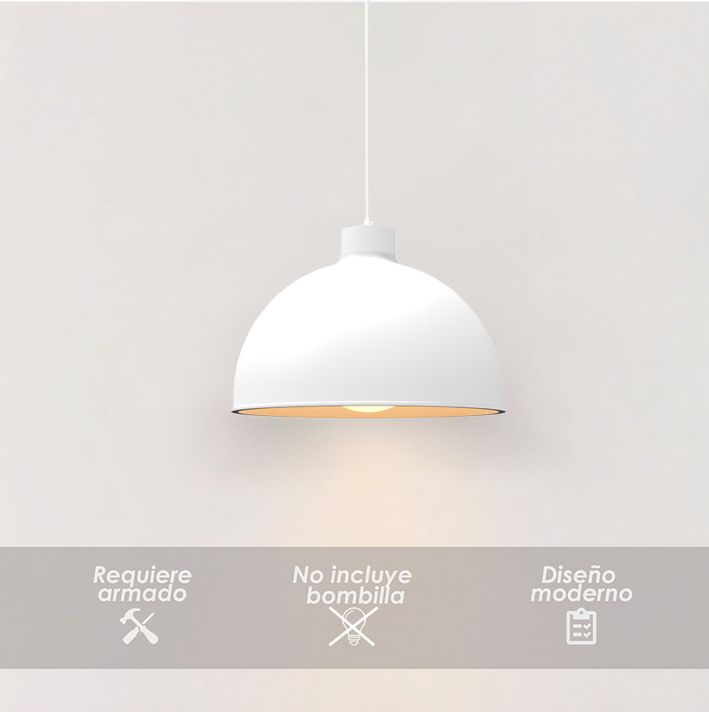 Lámpara colgante 117B blanco