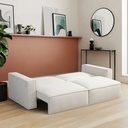 Sofa Cama 2 Plazas con antebrazos Beige