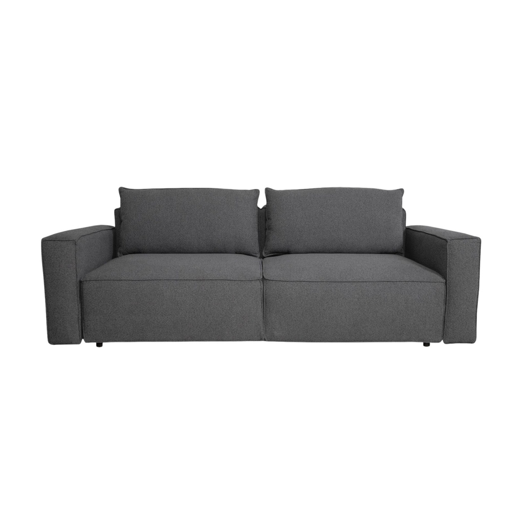Sofa Cama 2 Plazas con antebrazos Gris