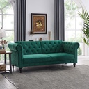 Sofa Cama 2 Plazas con antebrazos Verde 