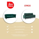 Sofa Cama 2 Plazas con antebrazos Verde 