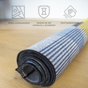 Tapete nórdico triángulos grises 2 x 1.60 m 