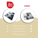 Tapete nórdico triángulos grises 2 x 1.60 m 