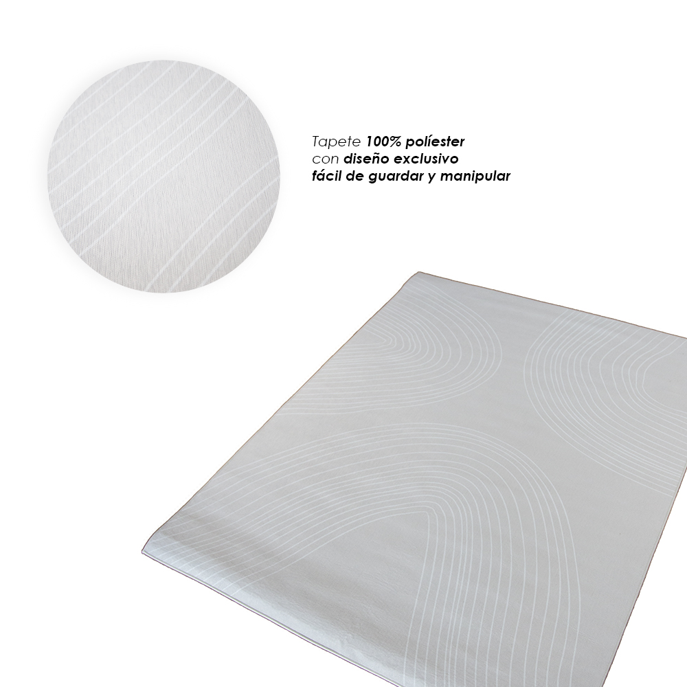 Tapete nórdico 2 x 1.60 m (Ondas)