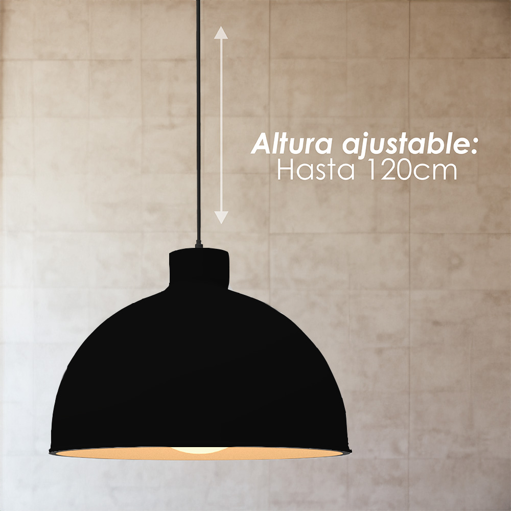 Lámpara colgante 117B negro