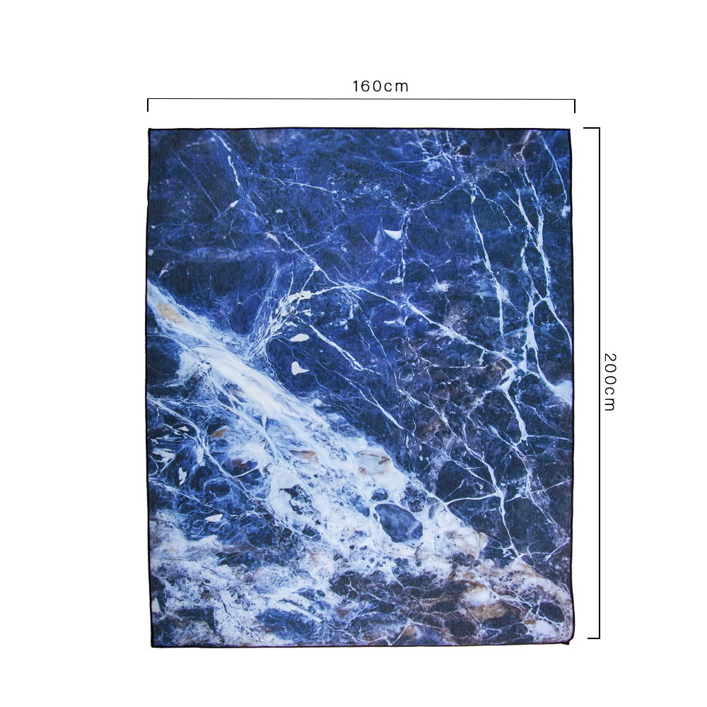 Tapete nórdico 2 x 1.60 m (Mármol imperial)