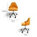 Silla para oficina Tokio Naranja