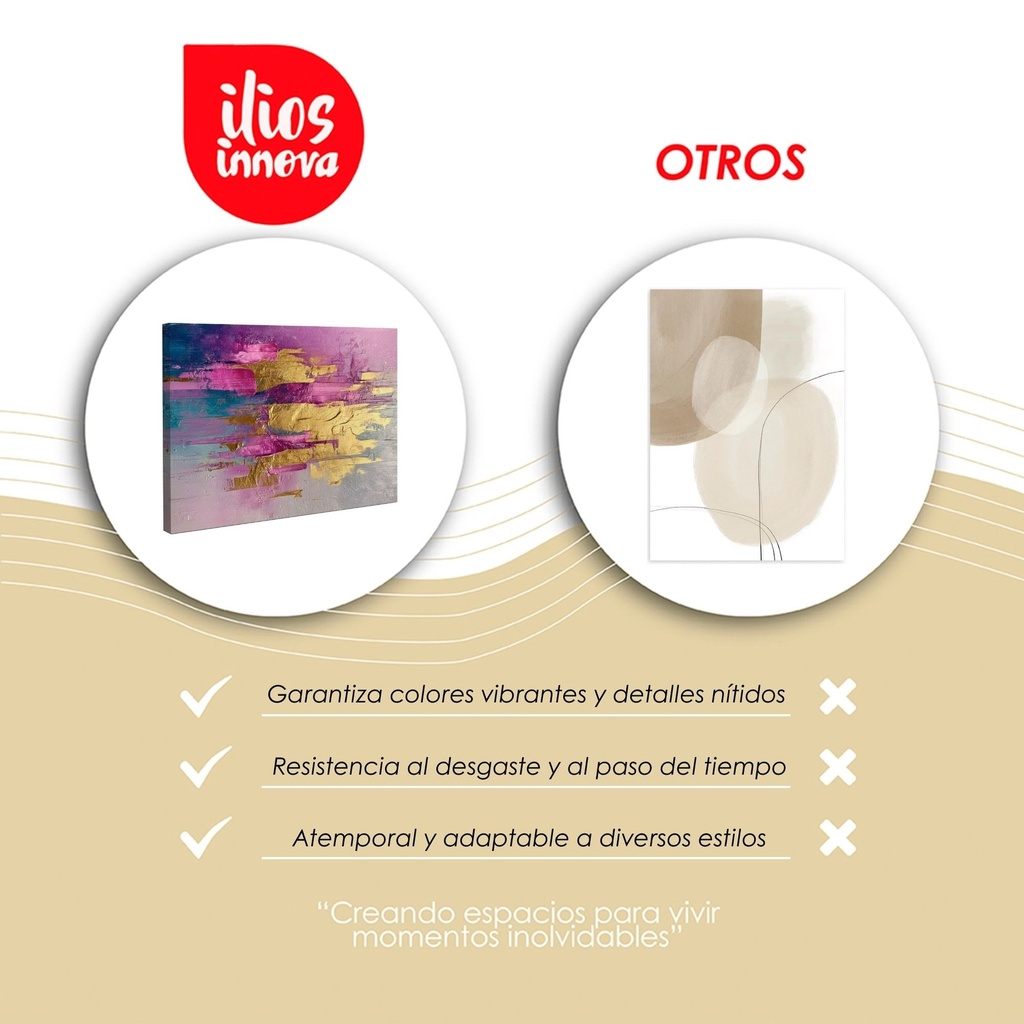 Cuadro decorativo 80x120 CDT-abstracto Rosa