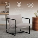 Silla de Acento Kyo color Gris