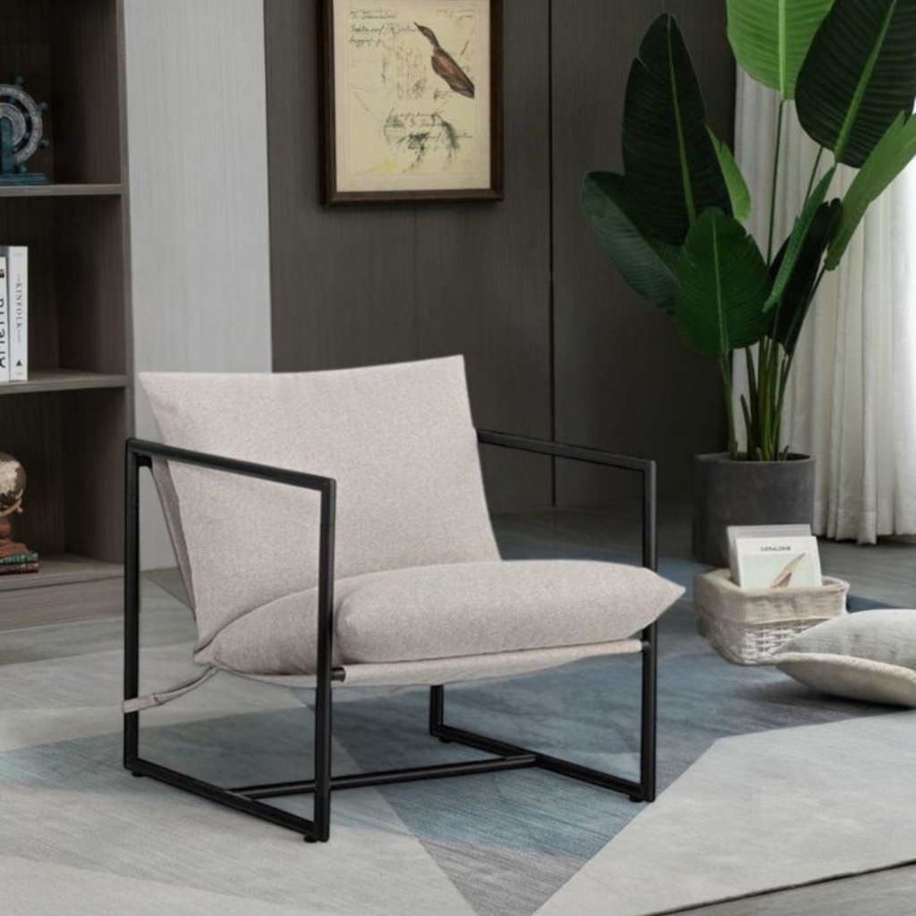 Silla de Acento Kyo color Gris