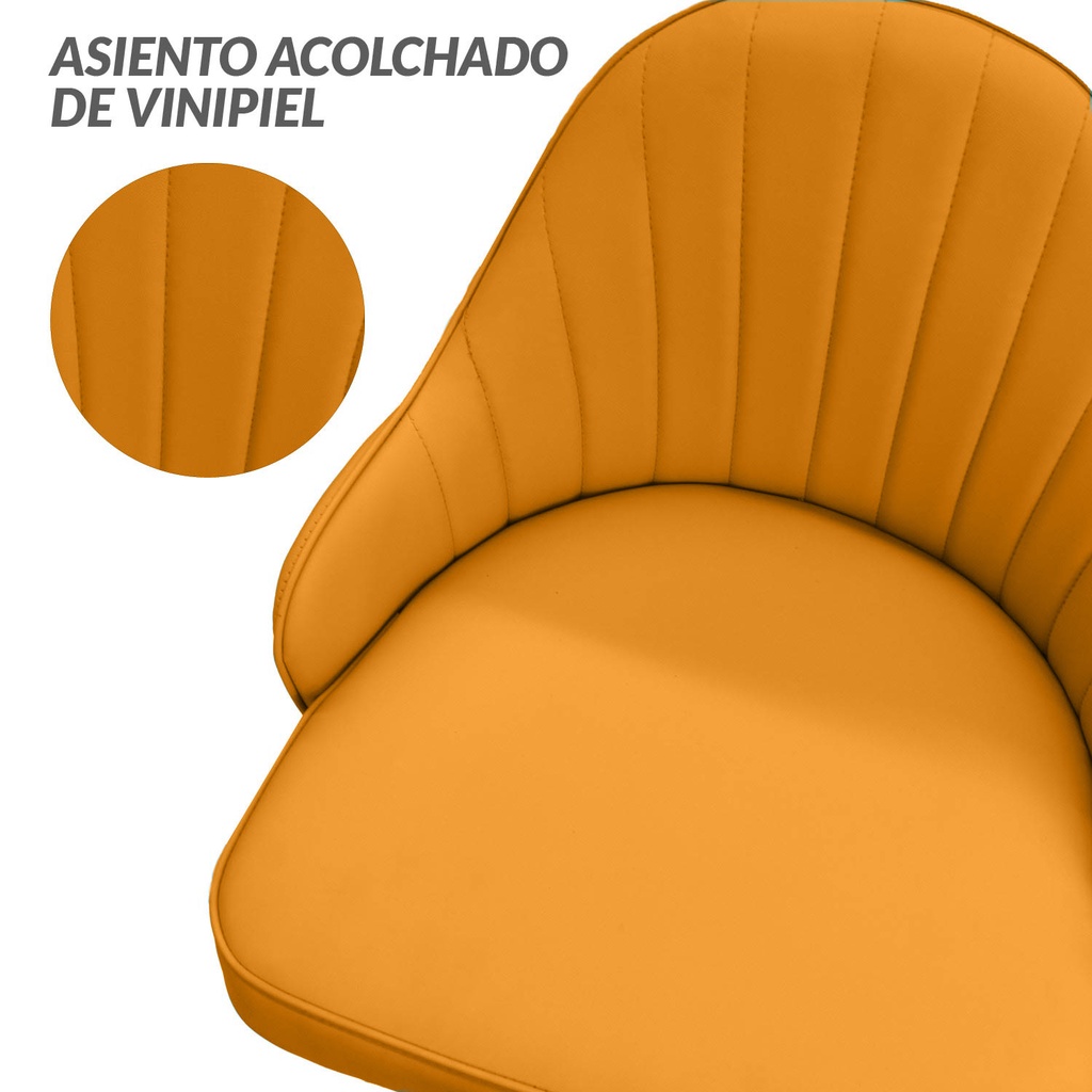 Silla para oficina Tokio Naranja